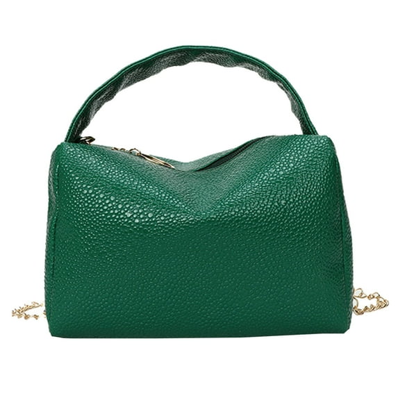 EnJoCho Fashion Women Artificial Leather Solid Color Zipper Phone Bag Shoulder Bag Messenger Bag Trendy Matching Bags for Male Female for Travel Casual Use Clearance