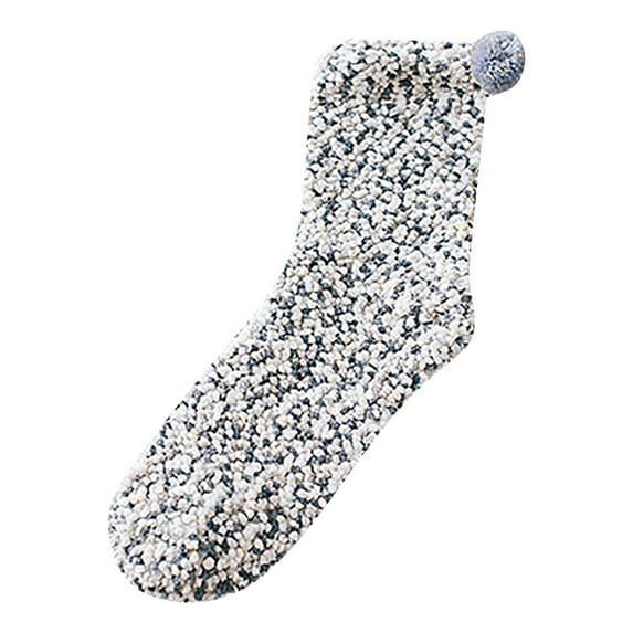 EnJoCho Fashionable Tube Socks For Women Ladies Cake Socks Coral Cake Floor Socks Chrysanthemum Yarn Sleeping Socks "Cupcake" Socks With Gift Box