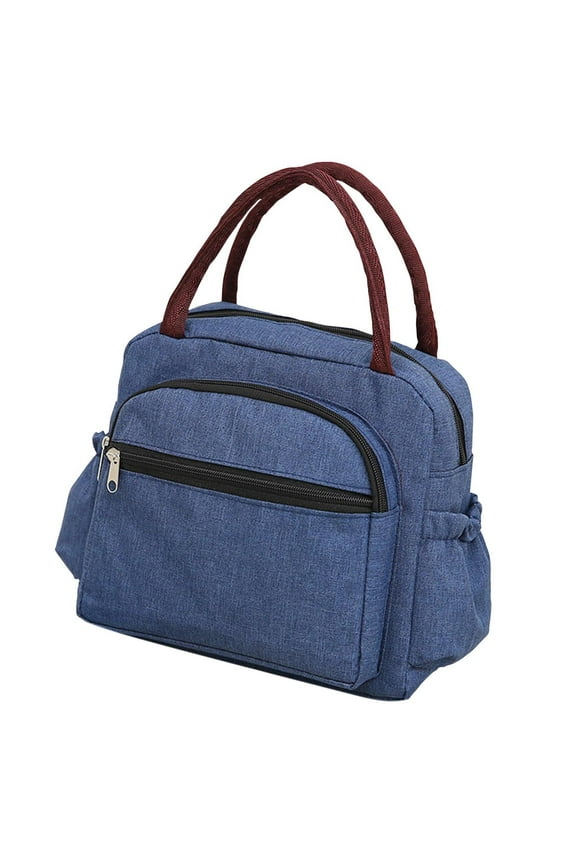 Female Bag Canvas Handbag Lunch Bag Hand Carry Mother Bag Lunch Bag Trendy Matching Bags for Male Female for Travel Casual Use Clearance