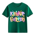 thumbnail image 1 of EnJoCho First Day of School Shirt for Girls Kindergarten Back-to-School T Shirts Summer Cute Graphic Long Sleeve Crewneck Tops Kids Class T-Shirt Kindergarten Print, 1 of 5