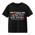 thumbnail image 1 of EnJoCho First Day of School Shirt for Toddler Boys Kids Back-to-School Kindergarten Shirts Short Sleeve Tee Tops Girls Graphic Tees Boys Graphic Cotton T-Shirt First Day, 1 of 7