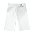 thumbnail image 1 of EnJoCho Five Quarter Pants Stretch Outside To Wear Leggings Letter Printing Girl Summer Thin Tight Pants Baby Kids Comfort Casual Wear Shorts, 1 of 3
