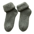 thumbnail image 1 of EnJoCho Fluffy Thick Slipper Socks For Ladies Wool Socks Winter Women's Stockings Thickened With Snow Country Sub Warm Ski Yarn Snow Socks, 1 of 4