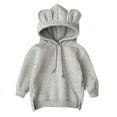 thumbnail image 1 of EnJoCho Girl Clothes Size 6 Winter Toddler Baby Kids Boy Girl Hooded Cartoon 3D Ear Hoodie Sweatshirt Tops Clothes Children Boy Girls Cute Daily Wear Clothing Set, 1 of 4