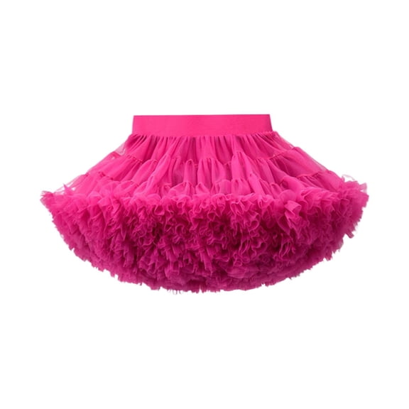EnJoCho Girl'S Ballet Tutu Skirt Children'S Party Tutu Skirt Toddler Thick And Fluffy Girls' Tutu Skirt Ruffle Ruffled Girls' Gradient Skirt Daily School Festival Wear