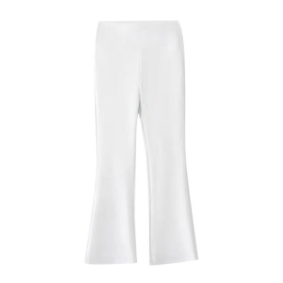 EnJoCho Girls Casual Pants Children's Pulled Pants Spring/summer Thin Girl Show Yoga Pants Bell Bottom Flared Pants High Waist