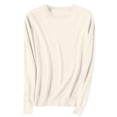 thumbnail image 1 of EnJoCho Girls Crew Neck Lightweight Sweater, Knitted Pullover Long Sleeve Top Trendy Fall and Spring Fashion, Casual Loose Fit Soft for Teens 5-15 Years, 1 of 7