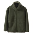 thumbnail image 1 of EnJoCho Girls Fleece Jacket - Full Zip Polar Fleece Long Sleeve Coat with Pockets for Toddler Kids Fall Winter Back-to-School Casual Outerwear, 1 of 8
