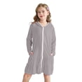 thumbnail image 1 of EnJoCho Girls Hooded Terr𝗒 Cover Up Swimsuit With Sunglasses Zipper Swim Dress Short Sleeve Ruffl𝖾 Coverups Bathing Suit Swimwear, 1 of 8