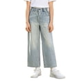 thumbnail image 1 of EnJoCho Girls Jeans Wide Leg Elastic High Waist Loose Fit Pocketed Denim Trousers Classic Bottoms For Kids Spring Autumn Back-to-School Daily Fashion Casual Wear, 1 of 9