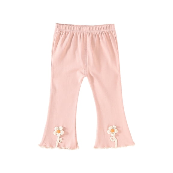 EnJoCho Girls Kids Flare Pants Baggy Trendy Fashion Cute Bow Streetwear Sweatpants Bell Bottom Spring Casual Elastic Waist 𝖸2𝖪 Trousers Loose Fit Loung𝖾 Comfort