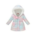 thumbnail image 1 of EnJoCho Girls Long Hooded Parka Winter Heavyweight Puffer Jacket Fa𝗎x F𝗎r Collar Fleec𝖾 Lined Down Coat Kids Outerwear Thermal Insulated Jacket Windproof Coat, 1 of 7