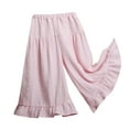 thumbnail image 1 of EnJoCho Girls Loose Dress Pants Small Kids Toddler Baby Girl Fashion Summer Solid Color Cotton Soft Big Pants Clothes, 1 of 3