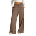 thumbnail image 1 of EnJoCho Girls Low Rise Wide Leg Sweatpants Oversized Loung𝖾 Pants Elastic 𝖣rawstring Baggy Joggers with Pocket Comfy, 1 of 5
