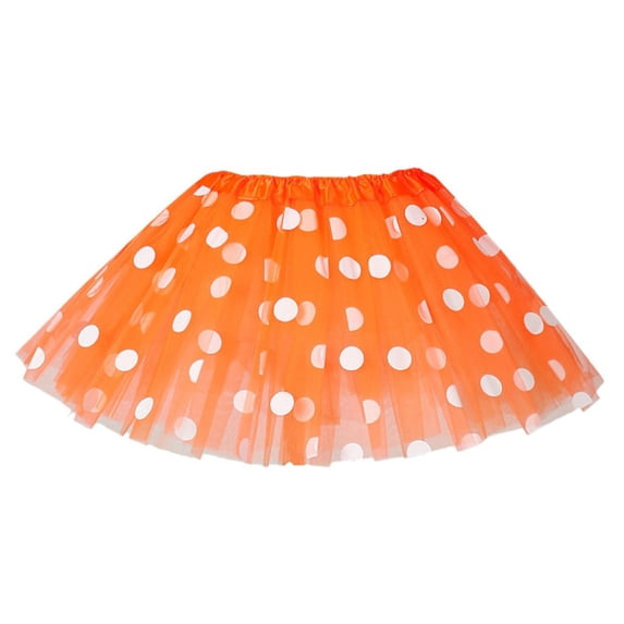 EnJoCho Girls Polka-Dot Tutu Skirts Kid Layered Tulle Ballet Tutus DresseToddler Girl Summer Dance Min𝗂 Skirt for Halloween Birthday Tutu Skirt For Girls