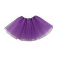 thumbnail image 1 of EnJoCho Girls' Puffball Dress Girl's Solid Color Tutu Skirt Summer Girls Half Skirt Seersucker Press Pleated Mesh Half Skirt Fluffy Tulle Dress, 1 of 4