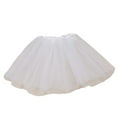 thumbnail image 1 of EnJoCho Girls' Puffball Dress Girl's Solid Color Tutu Skirt Summer Girls Half Skirt Seersucker Press Pleated Mesh Half Skirt Fluffy Tulle Dress, 1 of 4
