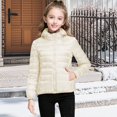 thumbnail image 1 of EnJoCho Girls Quilted Puffer Jacket Lightweight Packable Down Alternative Hooded Coat Cozy Winter Outerwear Fall Jacket for Kids, 1 of 6