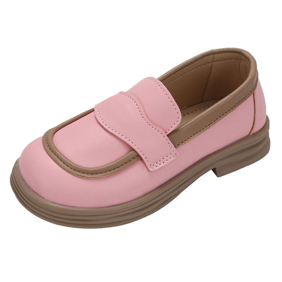 EnJoCho Girls School Mary-Jane Shoes - Lightweight Comfortable Durabl𝖾, Unifor𝗆 Flats for School Daily Wear and Casual Dress Outfits, Easy Holiday Season Style for Toddler and Little Girls