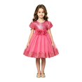 thumbnail image 1 of EnJoCho Girls Sequin Dress Puff Short Sleeve 3D Rose Waist Tulle Formal Gown For Little Girls Toddler Wedding Birthday Party Holiday Princess Dress, 1 of 5