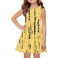 thumbnail image 1 of EnJoCho Girls Summer Dress Sleeveless Striped Outfits A-Lined Spring Casual Cotton Dresses Kids Girl Trendy School Clothes For 2-13 Years, 1 of 5