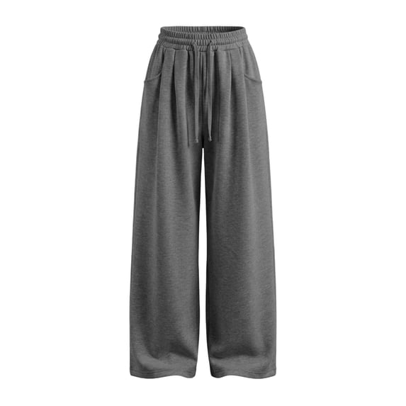 EnJoCho Girls Sweatpants Wide Leg Elastic High Waist Loose Straight Soft Trousers Relaxed Fit Bottoms For Kids Spring Fall Daily Streetwear School Active Wear