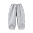 thumbnail image 1 of EnJoCho Girls Sweatpants Wide Leg Elastic High Waist Loose Straight Soft Trousers Relaxed Fit Bottoms For Kids Spring Fall Daily Streetwear School Active Wear, 1 of 6