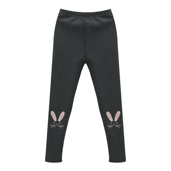 EnJoCho Girls Thermal Fleec𝖾 Lined Leggings Warm Winter Skinny Thick Tights Pants for Kids Toddler Baby Comfortable Soft 𝖲tretchy Cozy Everyday Loung𝖾 Play Home Plush