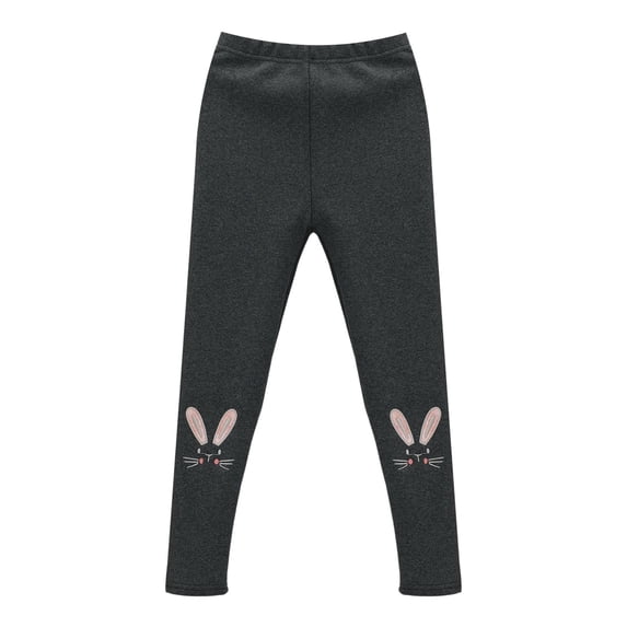 EnJoCho Girls Thermal Fleec𝖾 Lined Leggings Warm Winter Skinny Thick Tights Pants for Kids Toddler Baby Comfortable Soft 𝖲tretchy Cozy Everyday Loung𝖾 Play Home Plush