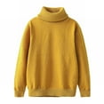 thumbnail image 1 of EnJoCho Girls Turtleneck Sweater Cable Knit Pullover Lined Winter Warm Fall Top Soft Tween Clothes Cozy Outerwear, 1 of 6