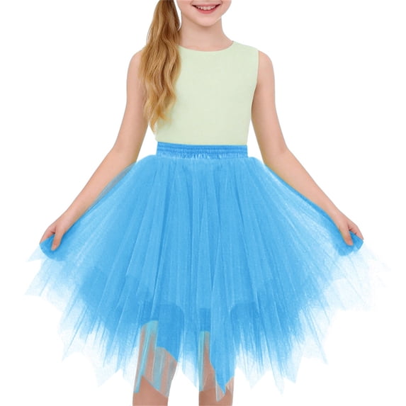 EnJoCho Girls Tutu Skirt 50s Vintagš¾ Ballet Bubble Dance Skirts Cos-play Festival Party Skirts Flower Puffy Mesh Short Dress