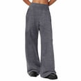 thumbnail image 1 of EnJoCho Girls Wide Leg Loose Sweatpants, Baggy 𝖣rawstring Casual Joggers, Comfy Travel Hiking Pants 𝖸𝟤𝖪 Aesthetic Cute Style, 1 of 7