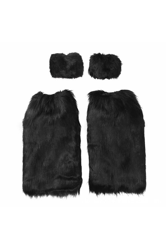 Hair Boot Cover Imitation Socks Shoe Cover Wrist Leg Cover Long Foot Cover Women Leg Warm And Slim