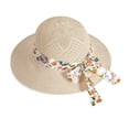 thumbnail image 1 of EnJoCho Hair Scarf for Women Imitation Lafite Hat Summer Women Sun Hat Sun-screen Sunshade Big Brim Fisherman Hat Beach Hat, 1 of 3