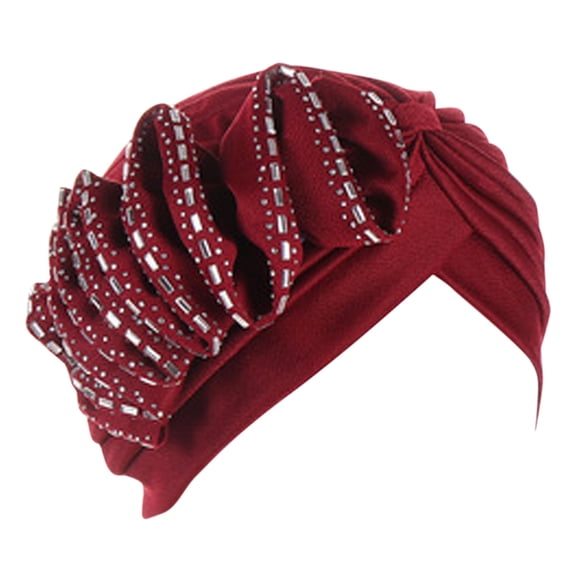 EnJoCho Headwear Turbans For Women Cancer Head Hat Cap Ethnic Floral Hair Cover Wrap Headwear Turban Cap For Ladies