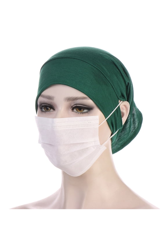 Hijab Undercap With Ear Hole Underscarf Inner Cap Hijabs Bonnet Caps Turban Under Cap With Ear Cut Outs For Headphones Hats