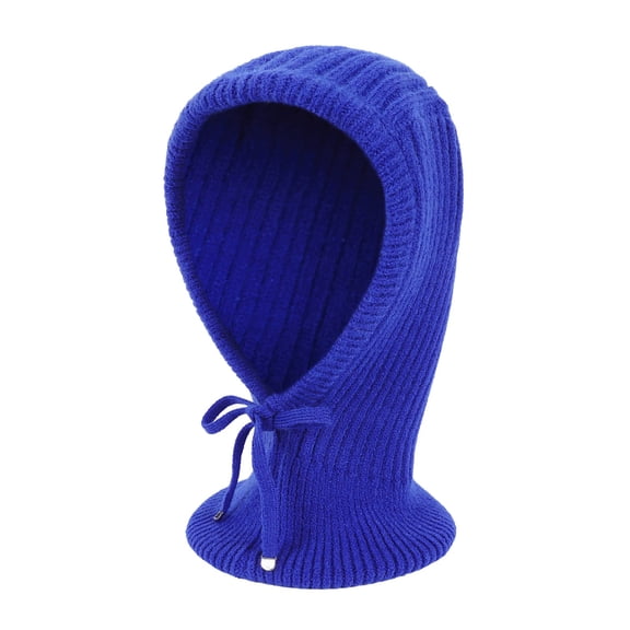 EnJoCho Hooded Scarf Hat Knit Balaclava Women Beanie Cap with Drawstring Warm Winter Hats for Women Men Outdoor Sports Knitted Hooded Scarf Winter Knit Cap Warm Beanie Hat For Women