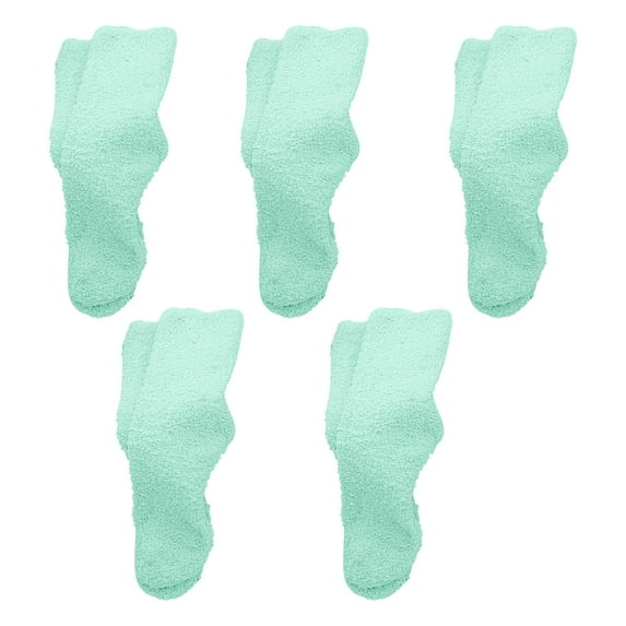 EnJoCho Insulated Cozy Cabin Socks For Women Women Fuzzy Fluffy Cozy Slipper Socks Warm Soft Winter Plush Home Sleeping Socks Plush Fuzzy Bedroom Socks For Women
