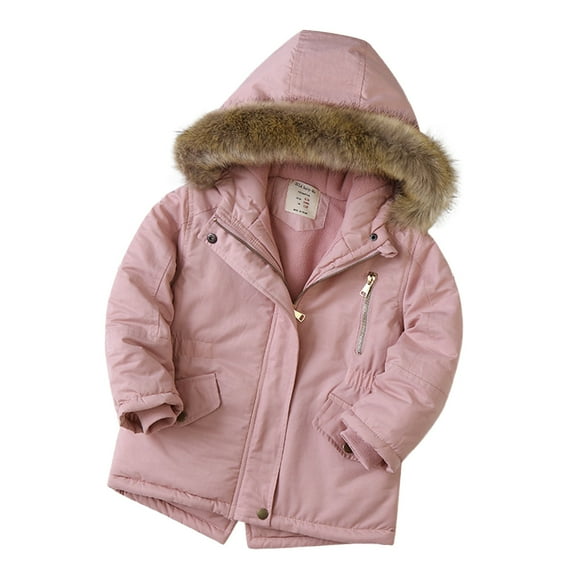 EnJoCho Jackets for Toddler Girls 4t 5t Kids Baby Girls Boys Autumn Winter Warm Thick Padded Cotton Long Sleeve Hooded Coat Jacket Clothes Little&Big Kids Boy or Girl Winter Jackets&Coat Clearance