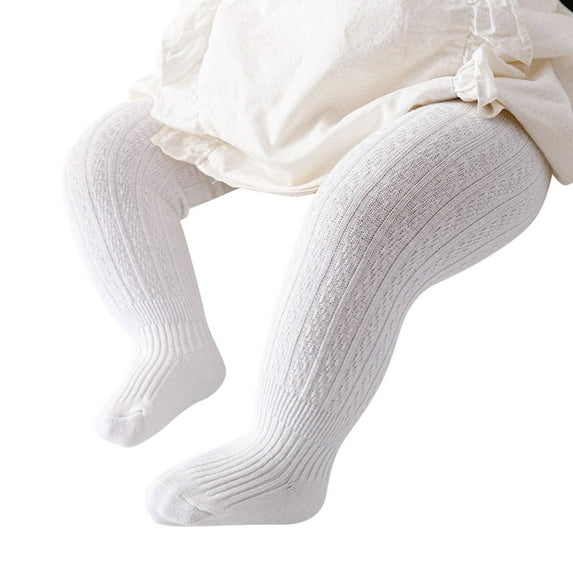 EnJoCho Girls Base Pants Kids Baby Girls Leggings Solid Knitted Pantihose Stretchy Spring Summer Pantyhose