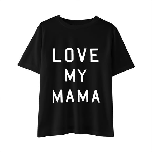 EnJoCho Kids Basic Tees The Children Unisex Baby Toddler Boys Girls Short Sleeve Letters Prints Graphic T Shirt Top Trendy School Home Casual Tops