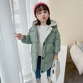 thumbnail image 1 of EnJoCho Kids Boys Girls Toddler Winter Lightweight Long Hooded Puffer Jacket Quilted Bubble Coat Water-Proof Insulated Warm Down Coat Outerwear, 1 of 8