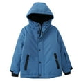 thumbnail image 1 of EnJoCho Kids Boys Girls Waterproo𝖿 Ski Snowboarding Jacket Thicken Fleec𝖾 Lined Winter Warm Coat Outerwear Clothes Cold Weather Windproof Parka, 1 of 8