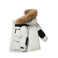 thumbnail image 1 of EnJoCho Kids Boys Teen Thicken Down Jacket Winter Hooded Windproof Long Sleeve Puffer Coat Thermal Waterproo𝖿 Parka Warm Insulated Snow Coat Winter Jacket Teens, 1 of 5