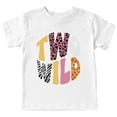thumbnail image 1 of EnJoCho Kids Cartoon Shirts Kid and Teenager Unisex Top Short Sleeved T Shirt TWO WILD Fun Print T Shirt for Children 3 to 13 Years Kids Trendy Tops Casual Sport Shirts 5-6 Years, 1 of 3