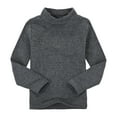 thumbnail image 1 of EnJoCho Kids Casual Base Clothes Baby Girls Boys High Neck Solid Candy Color Basic Tops Shirts Children's Long Sleeve Base T Shirt for 2 to 7 Years, 1 of 4