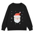 thumbnail image 1 of EnJoCho Kids Christmas Crewneck Sweatshirt - Retro Merry Xmas Long Sleeve Pullover with Bright Holiday Doodles for Boys & Girls, 1 of 6