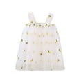 thumbnail image 1 of EnJoCho Kids Dress toddler Baby Girls Floral Pineapple Summer Sleeveless Beach Tutu Dress Casual Layered Tulle Dresses Princess Birthday Party Beach Dresses 1-6Y, 1 of 3
