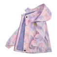 thumbnail image 1 of EnJoCho Kids Girl Jacket Waterproof 3-in-1 Insulated Windbreaker Detachable Liner Fleec𝖾 Lightweight Coat with Removable Hood, 1 of 5