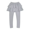 thumbnail image 1 of EnJoCho Kids Girls Warm Cute Cake Culottes Leggings with Ruffle Tutu Skirt Pants Little Girls Footless Leggings with Ruffle Tutu Skirt Pants Baby Kids Summer Casual Wear, 1 of 9